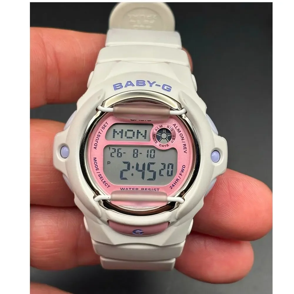 Casio Baby-G BG-169PB-7 Playful Beach White Pink Digital W omen’s Watch 200M